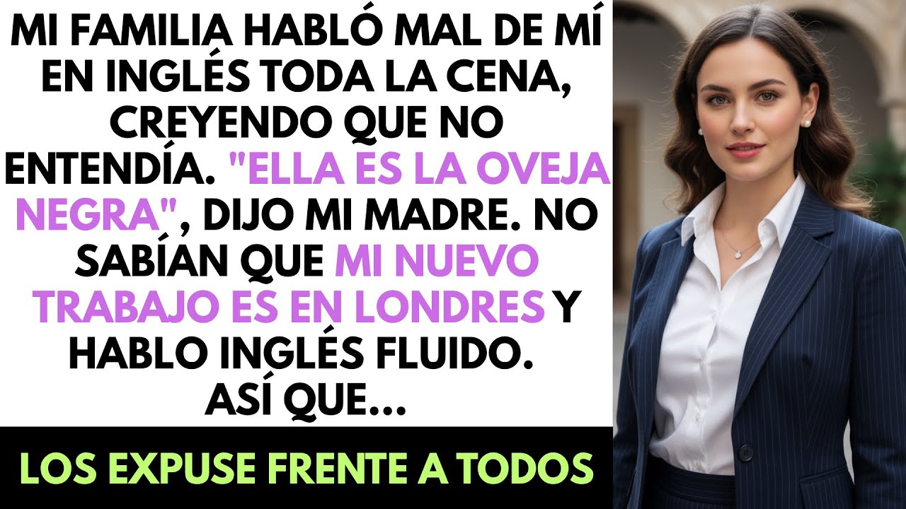 ‘Ella Es Demasiado Estúpida’, Dijo Mi Hermana En Inglés En Mi Cena. Así Que Le Respondí...