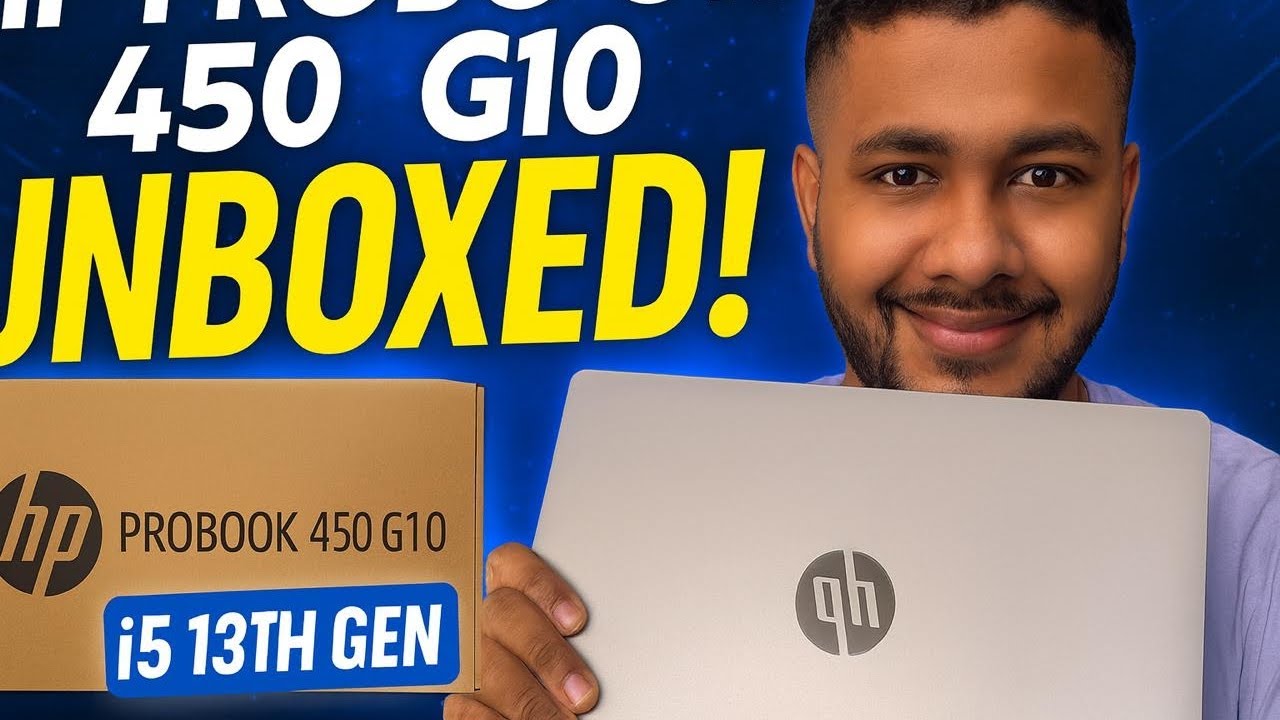 HP PROBOOK 450 G10 intel UNBOXING 