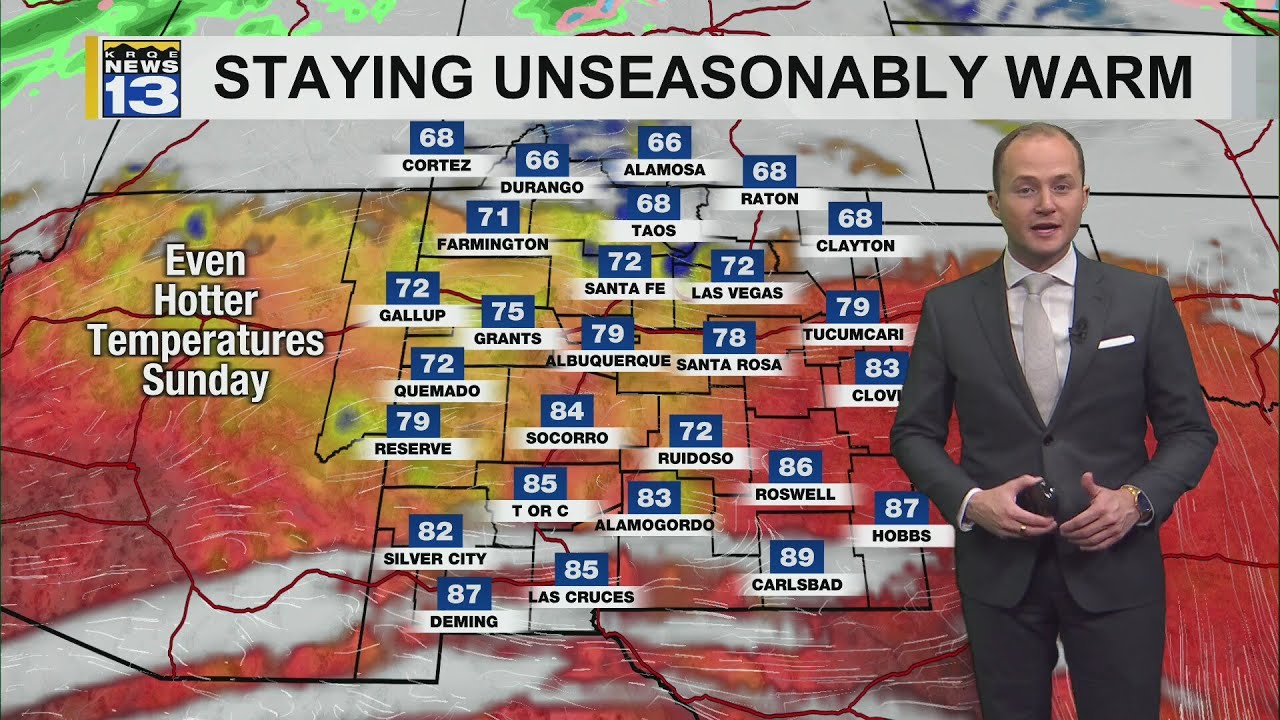 Record warmth continues with hotter weekend ahead