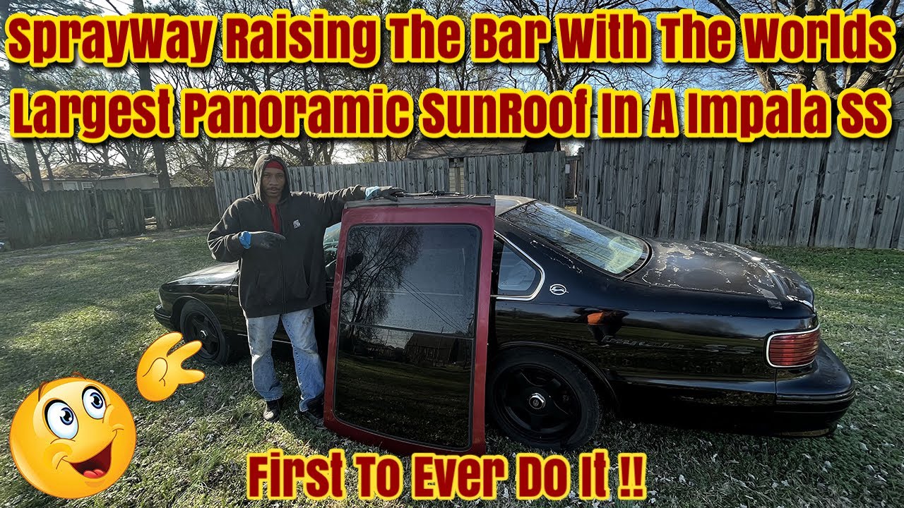 Largest Panoramic Sunroof For The 95 Impala SS - Junkyard Adventure Find For Another Sunroof Install