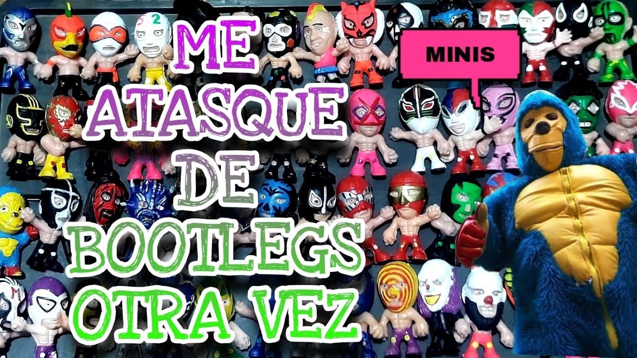Luchadores bootleg mexicano aumento mi colección