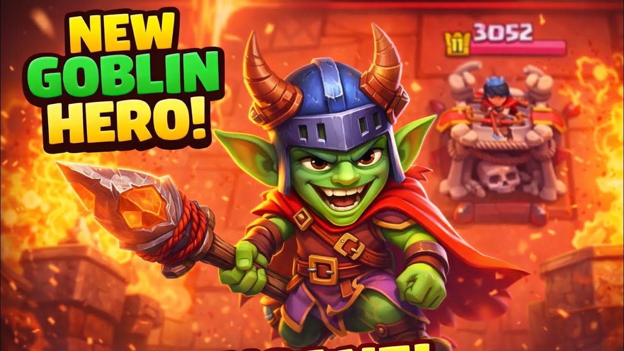 NEW GOBLIN HERO IS BROKEN 😱 | Clash Royale INSANE Gameplay