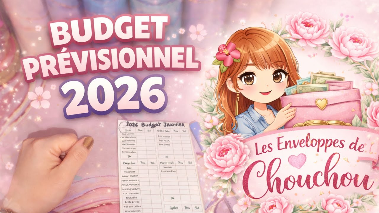 Budget prévisionnel 2026 Les Enveloppes de Chouchou ♡ | Budget & Enveloppes
