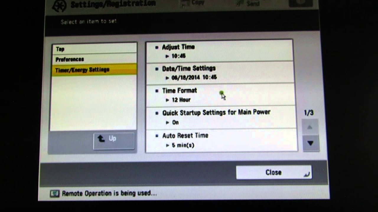 Canon Device Information Delivery