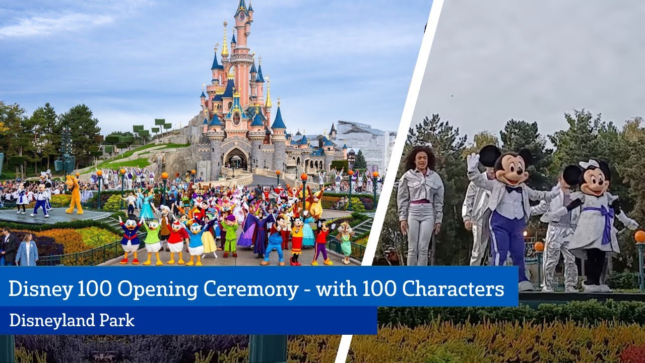 Disney 100 Opening Ceremony - 'Featuring 100 Characters & Cast Members - Disneyland Paris