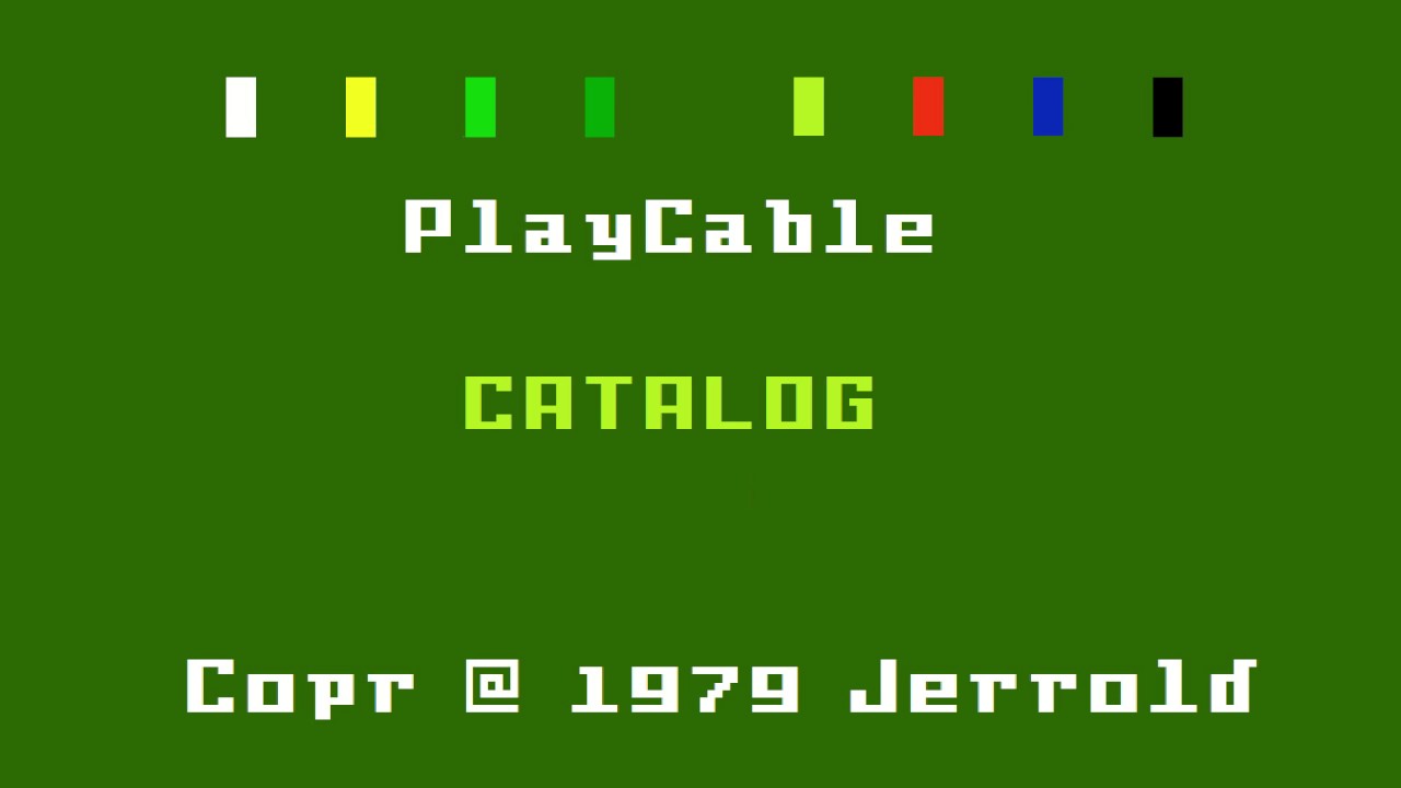 Intellivision PlayCable Intro