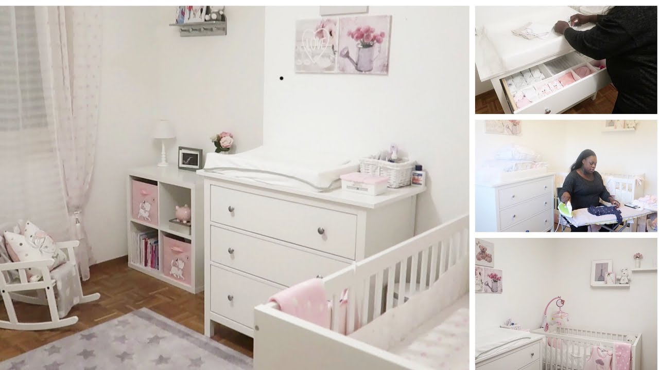 BABY ROOM TOUR 2020: ORGANISATION & D&Eacute;CORATION DE CHAMBRE DE B&Eacute;B&Eacute;! || BABY GIRL NURSERY TOUR 2020!!