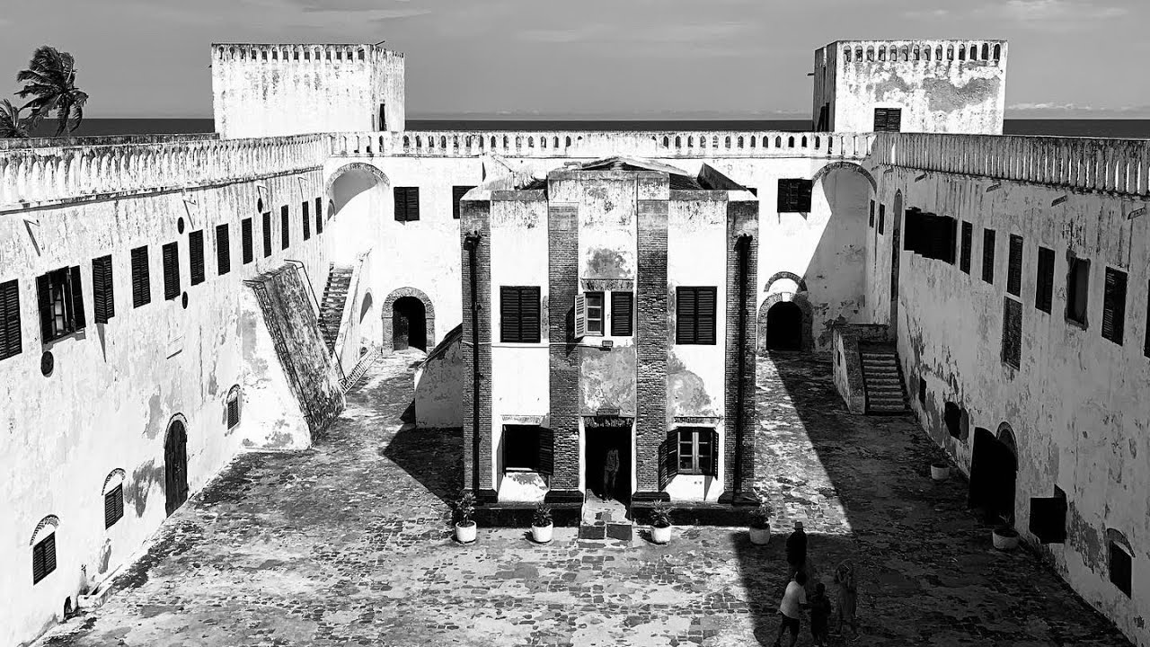 Castelo Da Mina (Elmina Castle). The First trading Post and slave Dungeon 1482 in the Gulf of Guinea