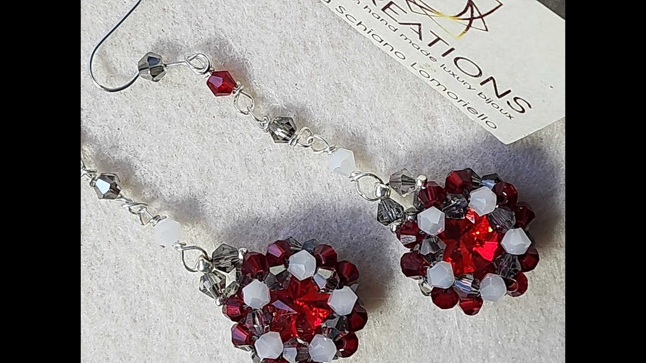Tutorial: bicones' earrings (orecchini con bicono)