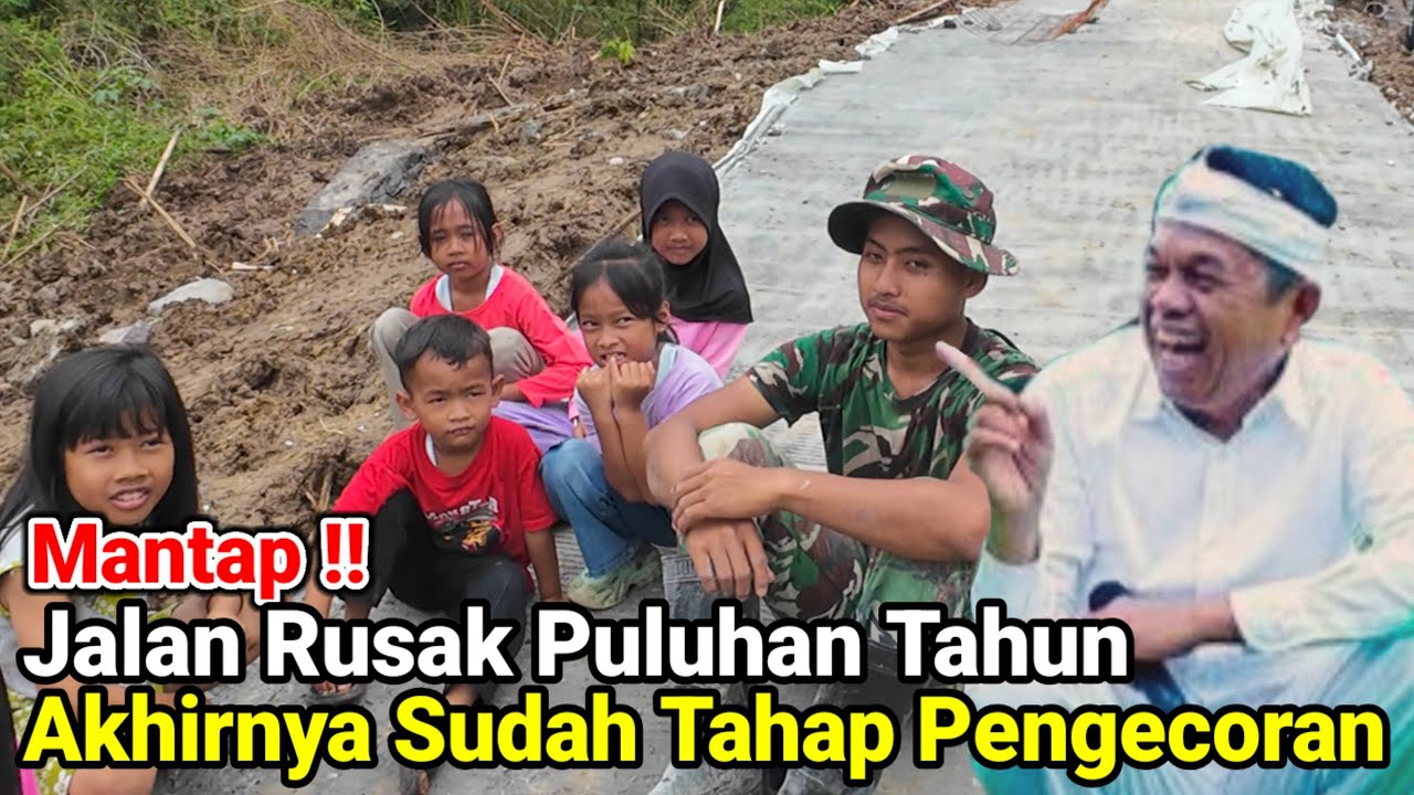 Mantap‼️Jalan Rusak Puluhan Tahun Akhirnya Sudah Tahap Pengecoran Beton Jabar Makin Istimewa
