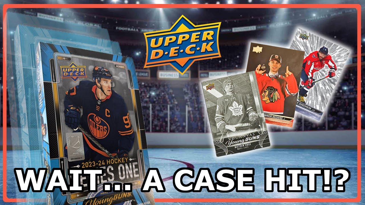 CRAZY ROOKIE PULL! 2023-24 Upper Deck Series 1 Hobby Box Break!