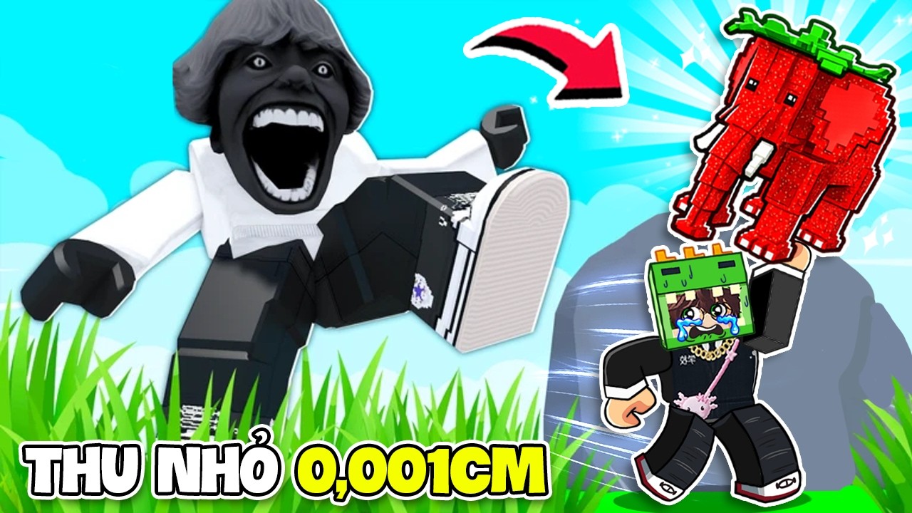 KHANGG THU NHỎ 0.001CM GIẢI CỨU BRAINROT HACKER HIẾM NHẤT TRONG ROBLOX