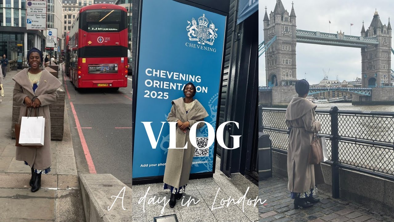 VLOG| A Day in London| Chevening Orientation