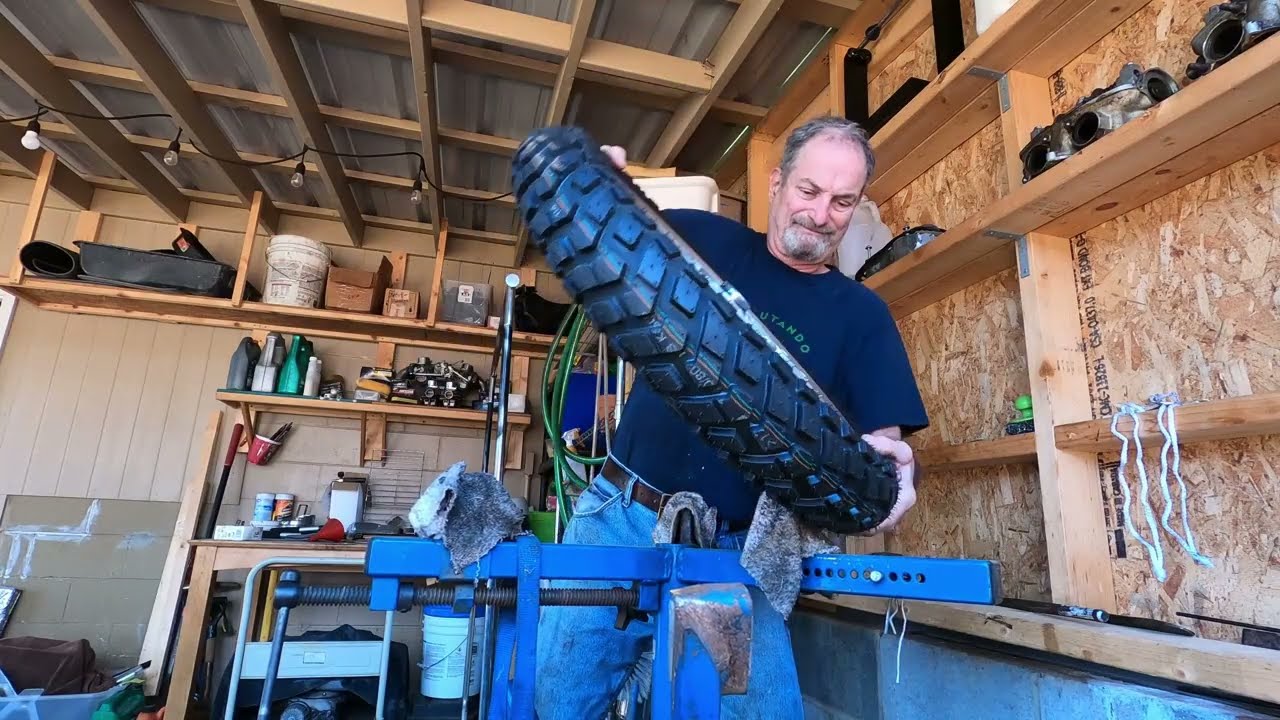 TUBELESS TIRE ON SPOKED RIM