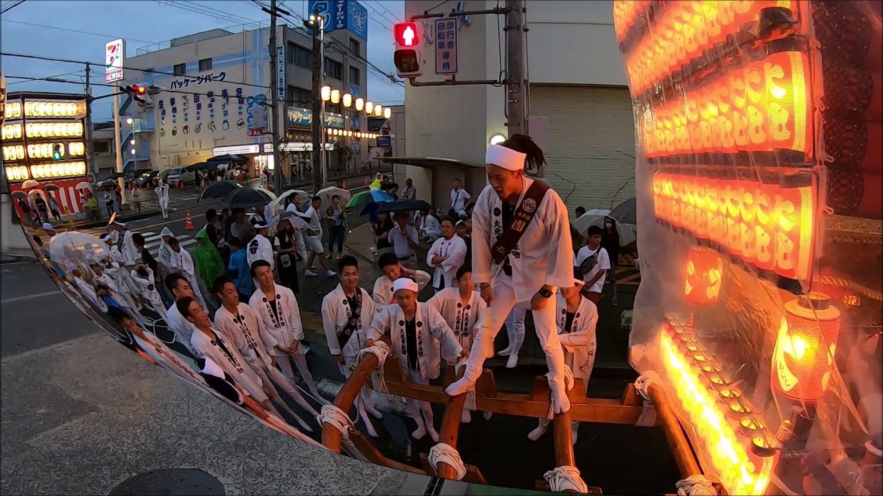 令和元年　7月13日　貝塚太鼓台　宵宮　～一触即発！！土砂降り気迫の担ぎあい～　ノーカット版  #貝塚　＃太鼓台　＃感田神社　＃貝塚宮　＃宵宮　＃一触即発　＃土砂降り　＃担ぎあい