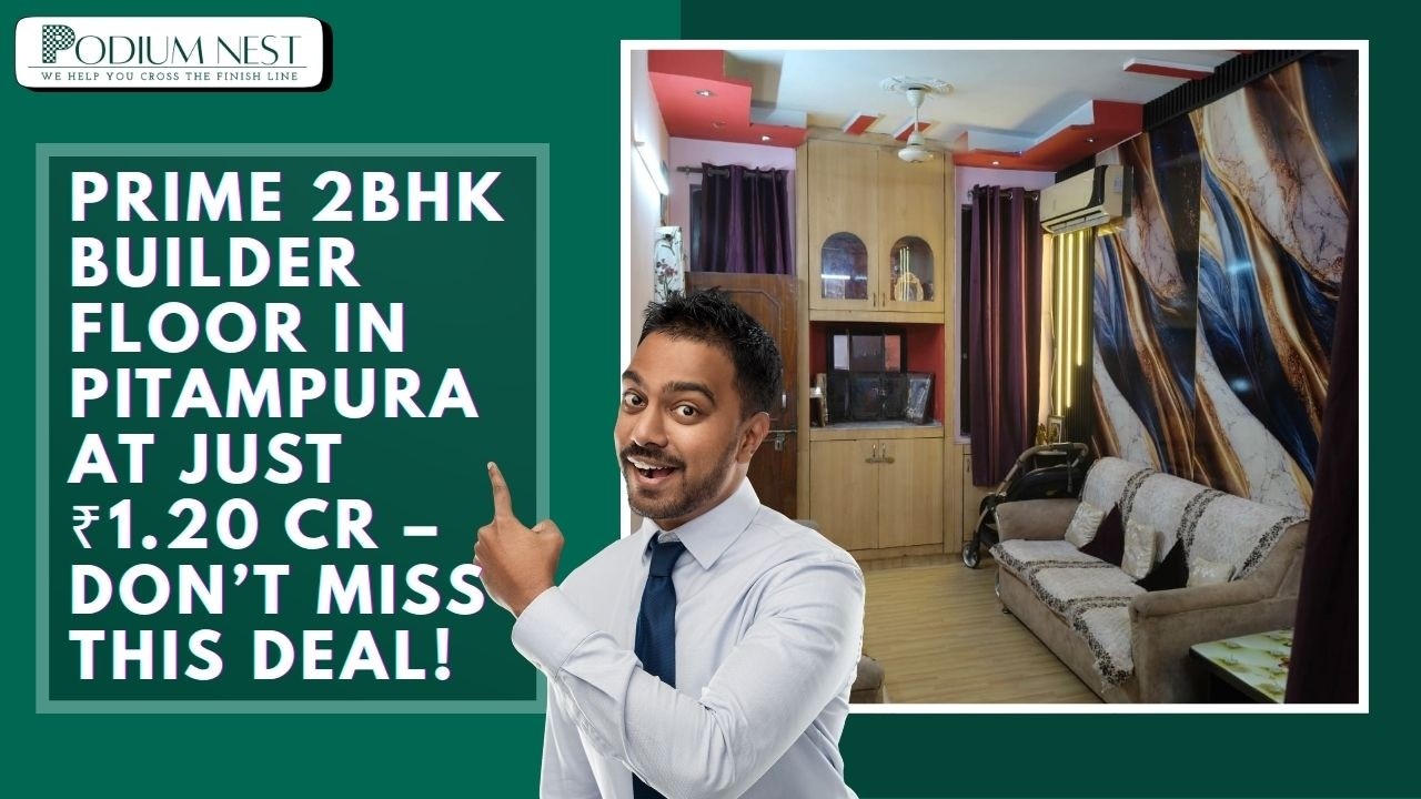 Premium Builder Floor in Pitampura | 2BHK + 1 | Pitampura, Delhi | #shortsviral
