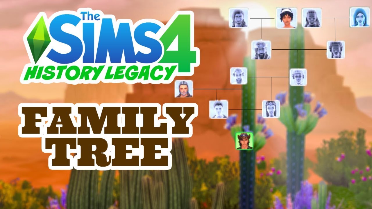 WILD WEST ERA SIMS 4 FAMILY TREE!