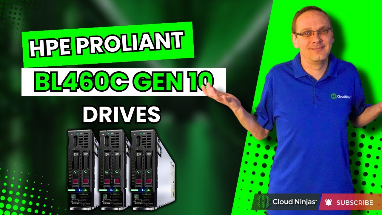 HPE ProLiant BL460c Gen 10 Drive Overview | SSD Upgrades & Options | How to Test | Solid State