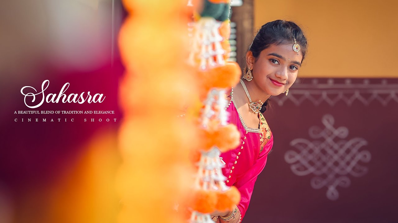 Sahasra Cinematic Saree Ceremony Pre Shoot