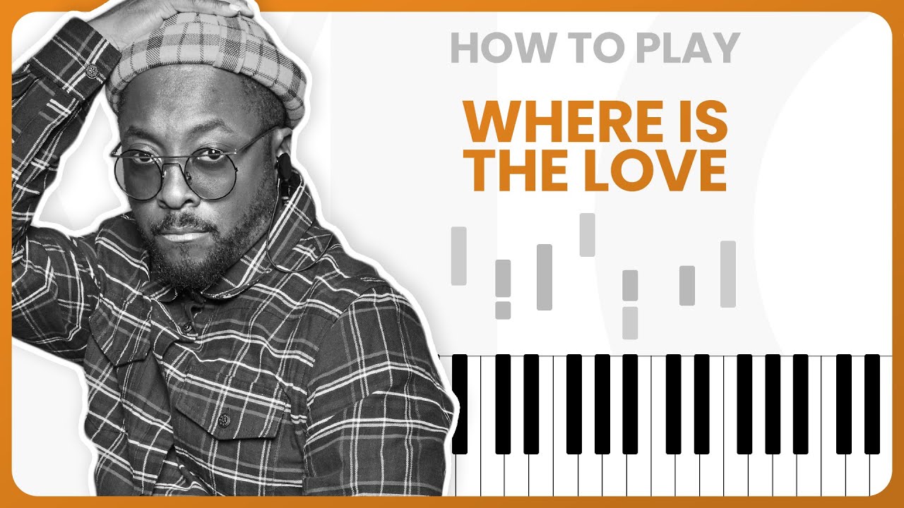 How To Play Where Is The Love? By Black Eyed Peas On Piano - Piano Tutorial (Part 1)
