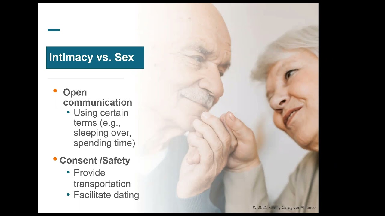 Aging And Intimacy: For Older Adults and Family Caregivers
