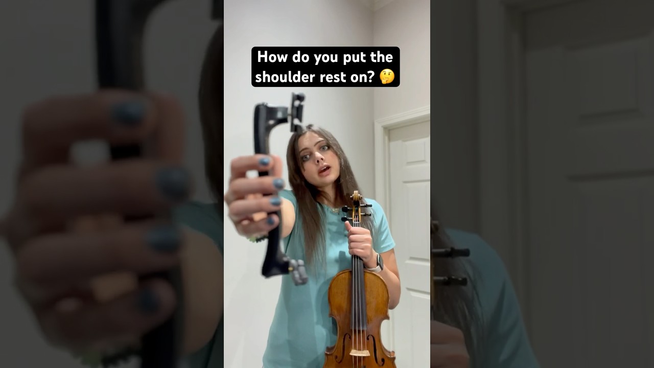 Shoulder rest tutorial #violintips #violinist #violintutorials #violinteacher #shorts #musician
