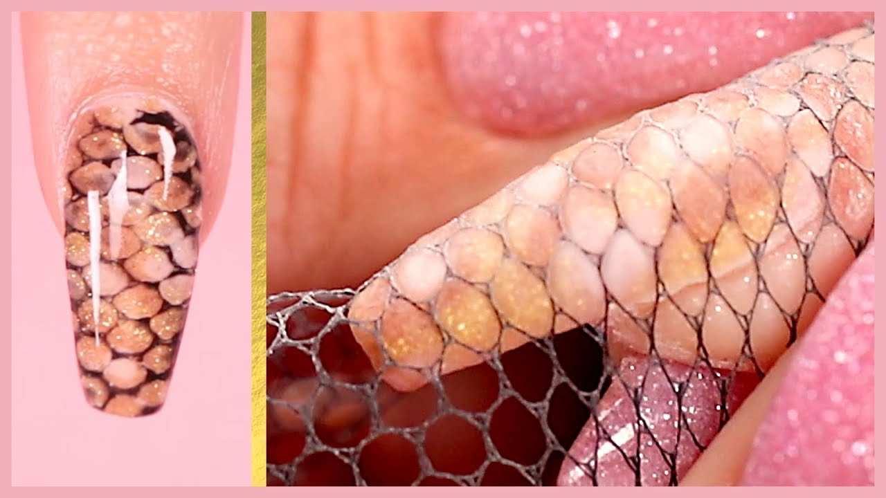 Snake Skin with Dip Powder | Nail Tutorial