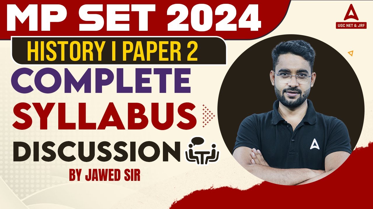 MP SET Syllabus 2024 | MP SET History Syllabus 2024