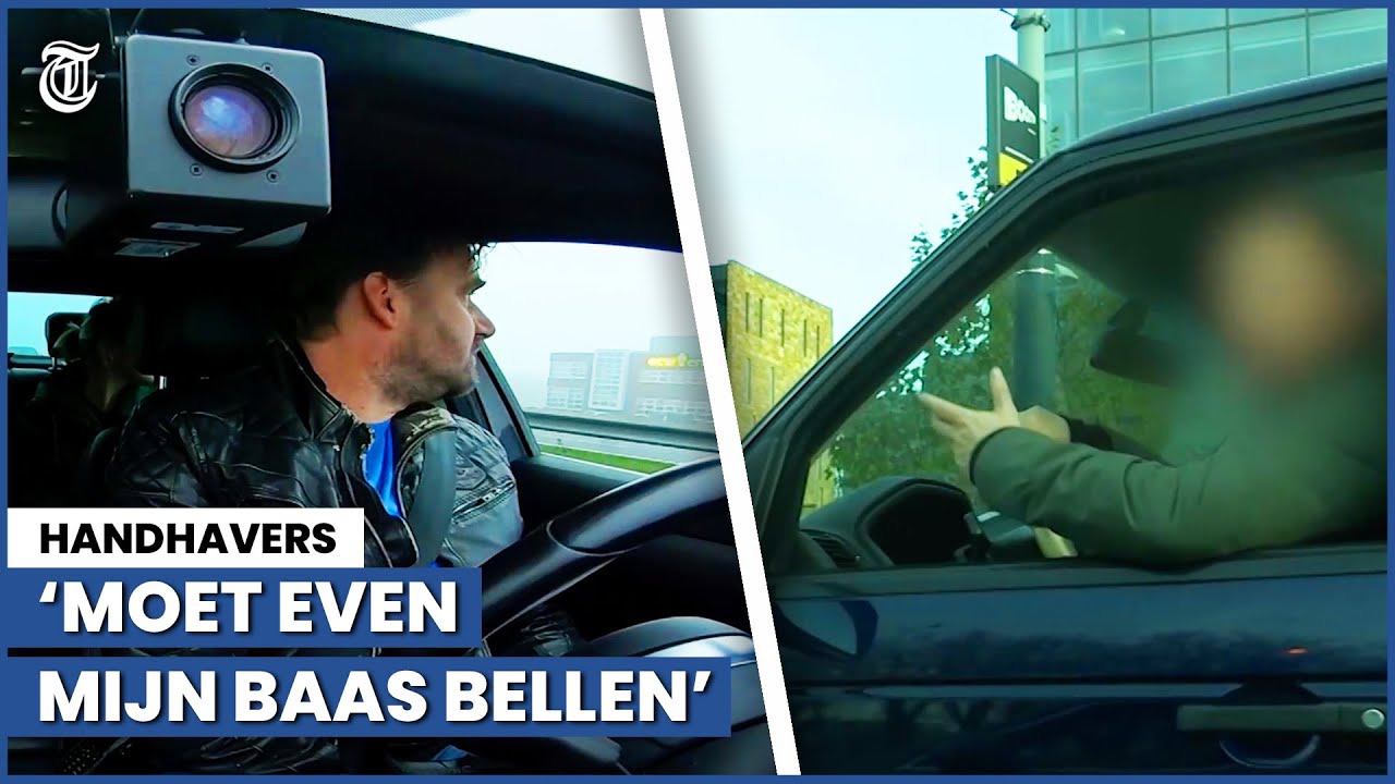 Bellende bestuurder heeft geen tijd voor de politie: 'Ik zit in een call'- HANDHAVERS #24