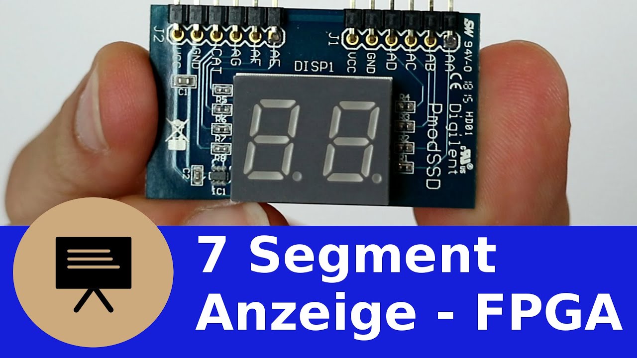 0x2C VHDL Praxis - 7-Segment-Anzeige mit FPGA ansteuern