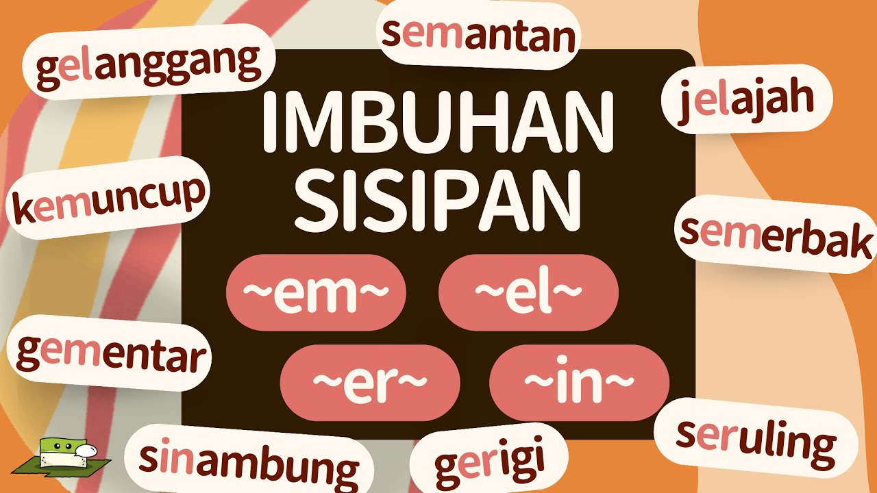 Imbuhan Sisipan 编纂 (50+ 例句!) 四个中缀、四个视频、汇在一起