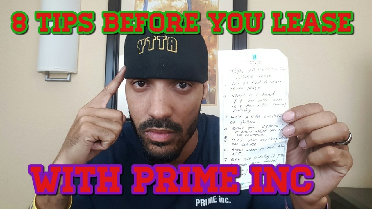 Trucking | 8 Tips Before You Lease a Truck with Prime Inc | LoShawn Parks