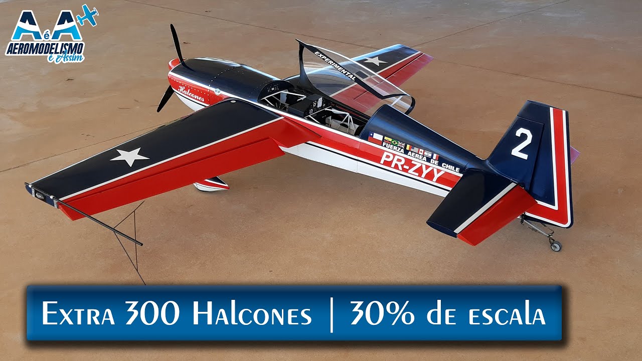 Voo do único Extra 300 ESCALA do Brasil