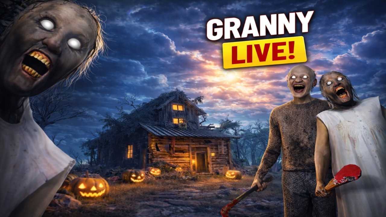 🥶 Granny Live 😱|🟥 Horror Christmas Gamepaly🟥| ⚡STROM GAMERS⚡ #Granny #GrannyLive #horrorgame