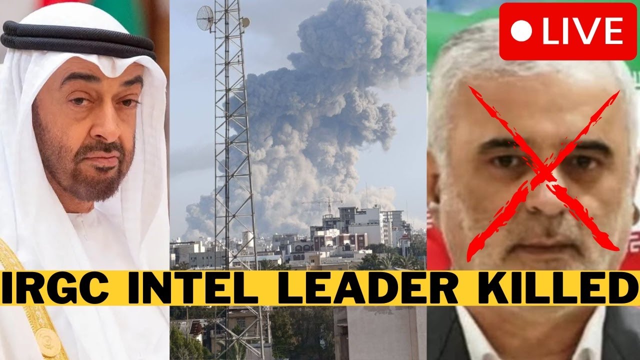 🚨 LIVE: UAE Declare WAR On Iran - Chaotic Scenes In Tehran - IRGC Intel Leader KILLED