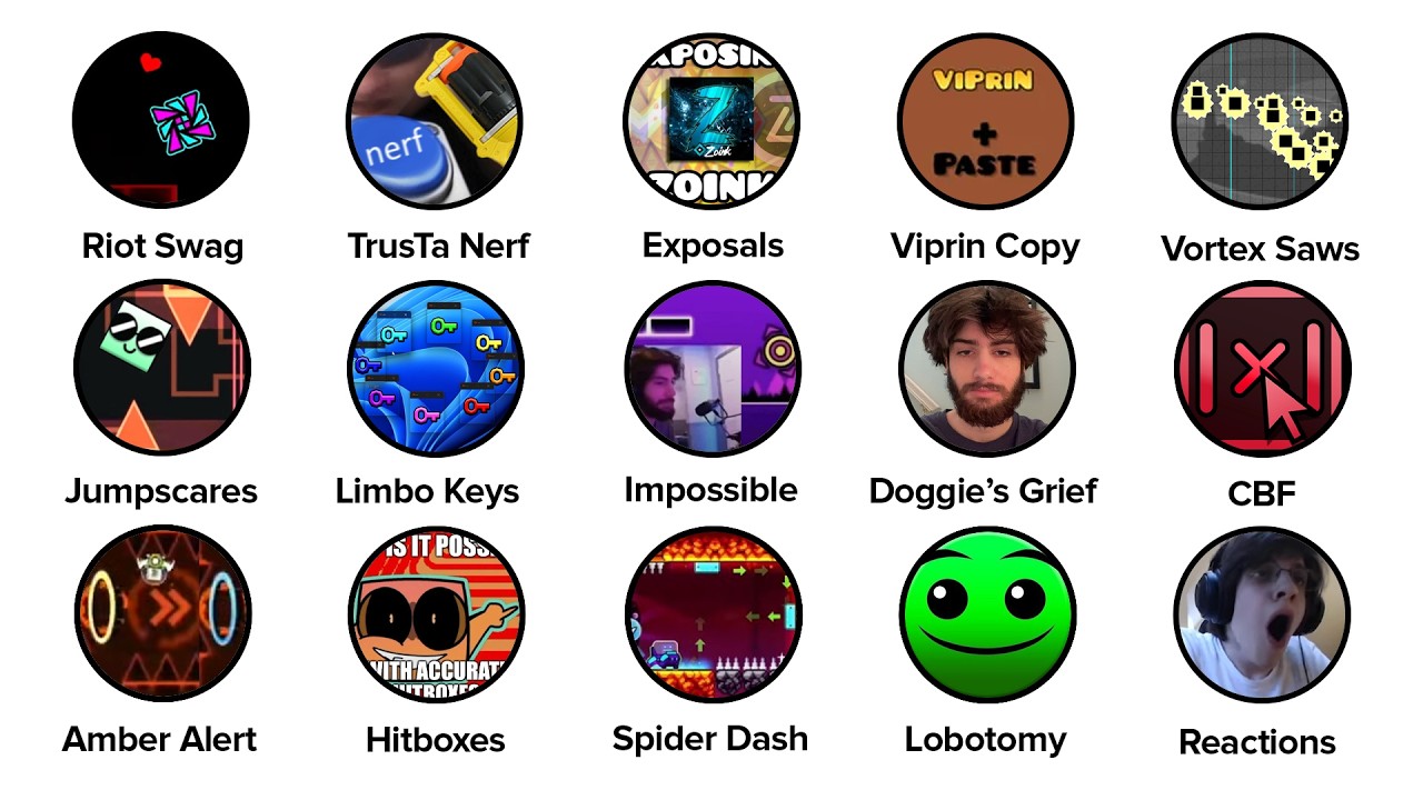 Объяснение всех мемов Geometry Dash