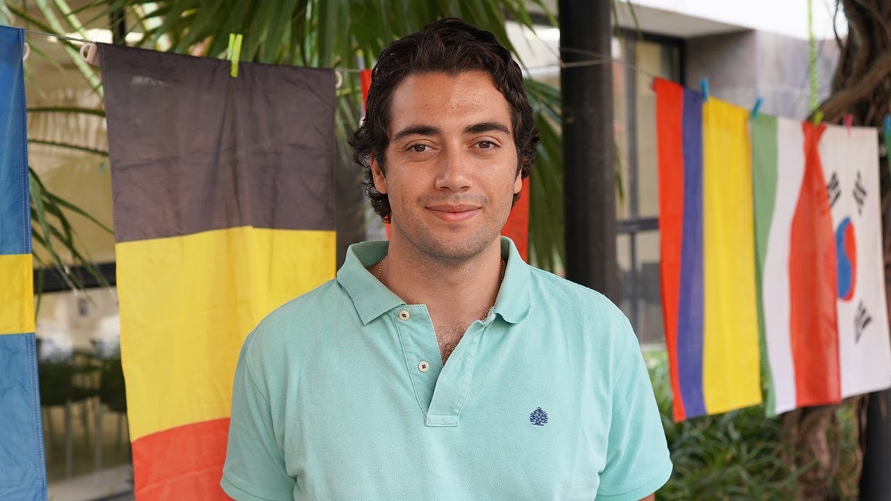 Borja Landecho, estudiante de ADE en inglés y alumno buddy