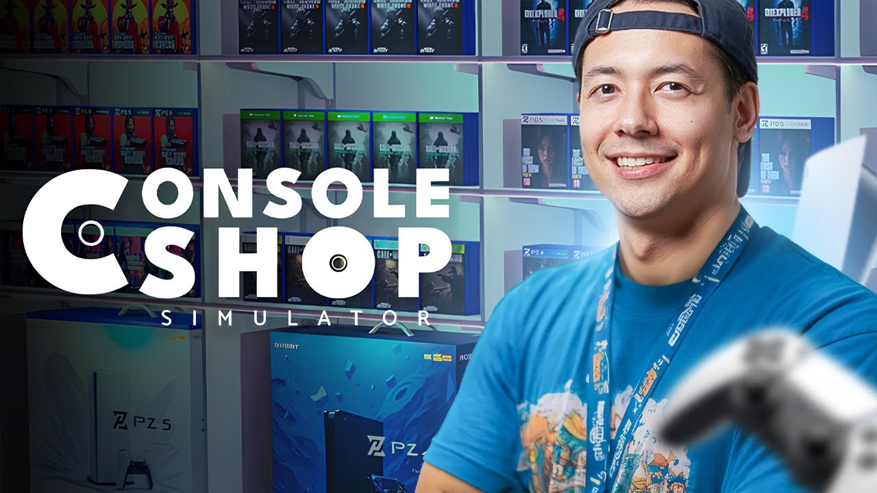 JE DEVIENS VENDEUR DE JEUX VIDÉOS ! ► CONSOLE SHOP SIMULATOR