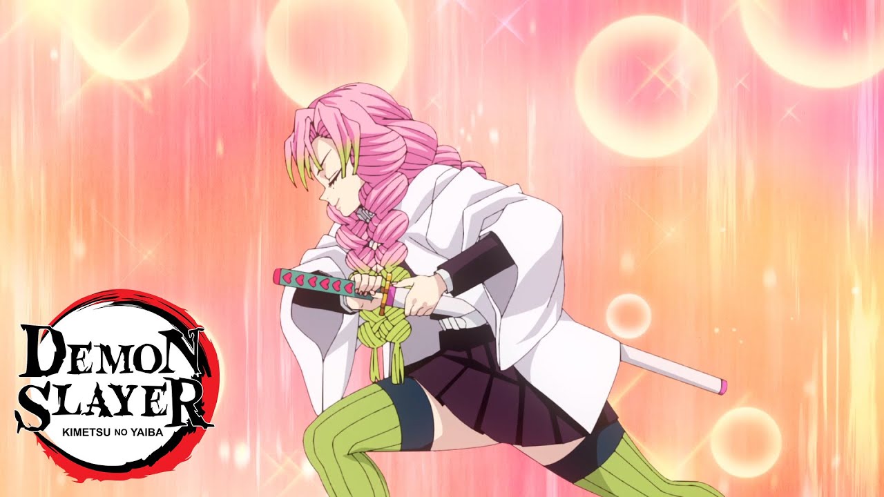 Mitsuri's Sword Skills | Demon Slayer: Kimetsu no Yaiba Swordsmith Village Arc