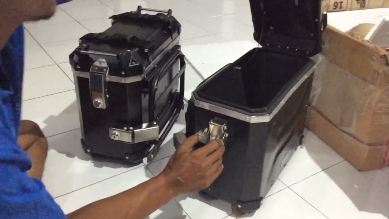 Review side box pannier Guardian type Quick Release 27 liter