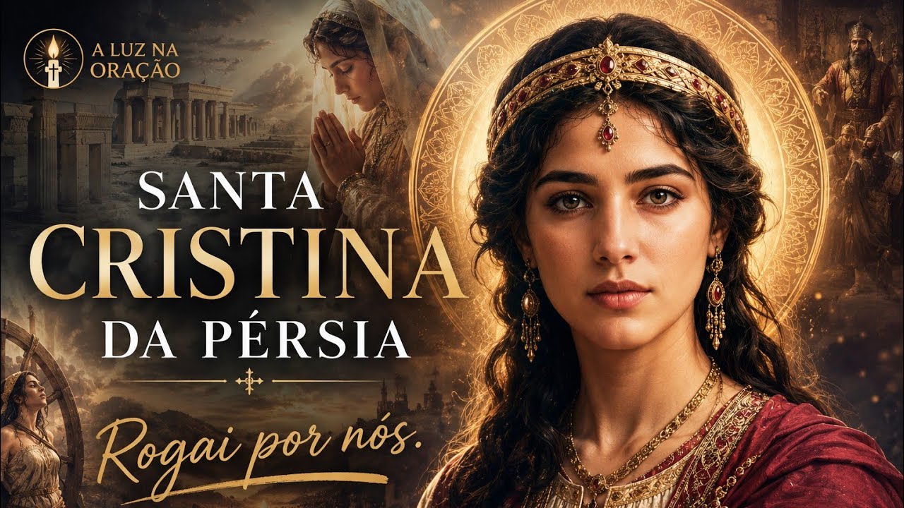 SANTA CRISTINA DA PÉRSIA - Uma decisão… uma fé… um martírio que mudou a história.