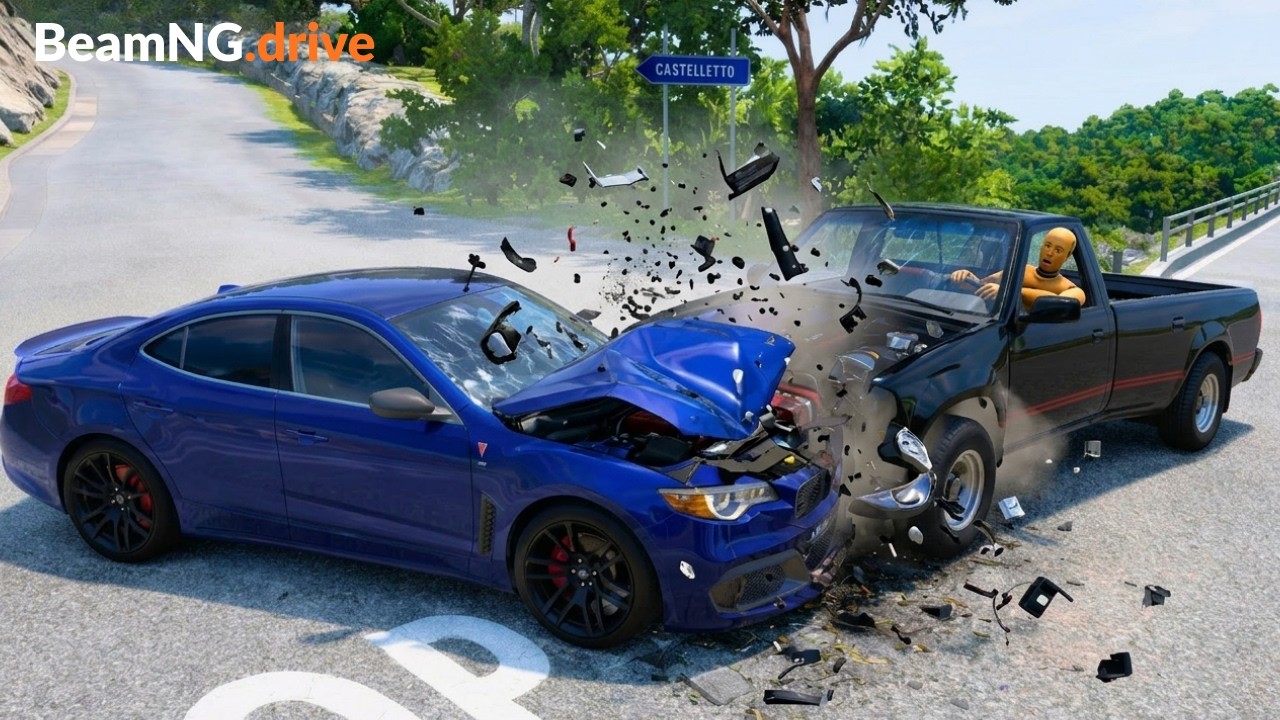 Realistic Crashes from Careless Driving (#5) | BeamNG.drive