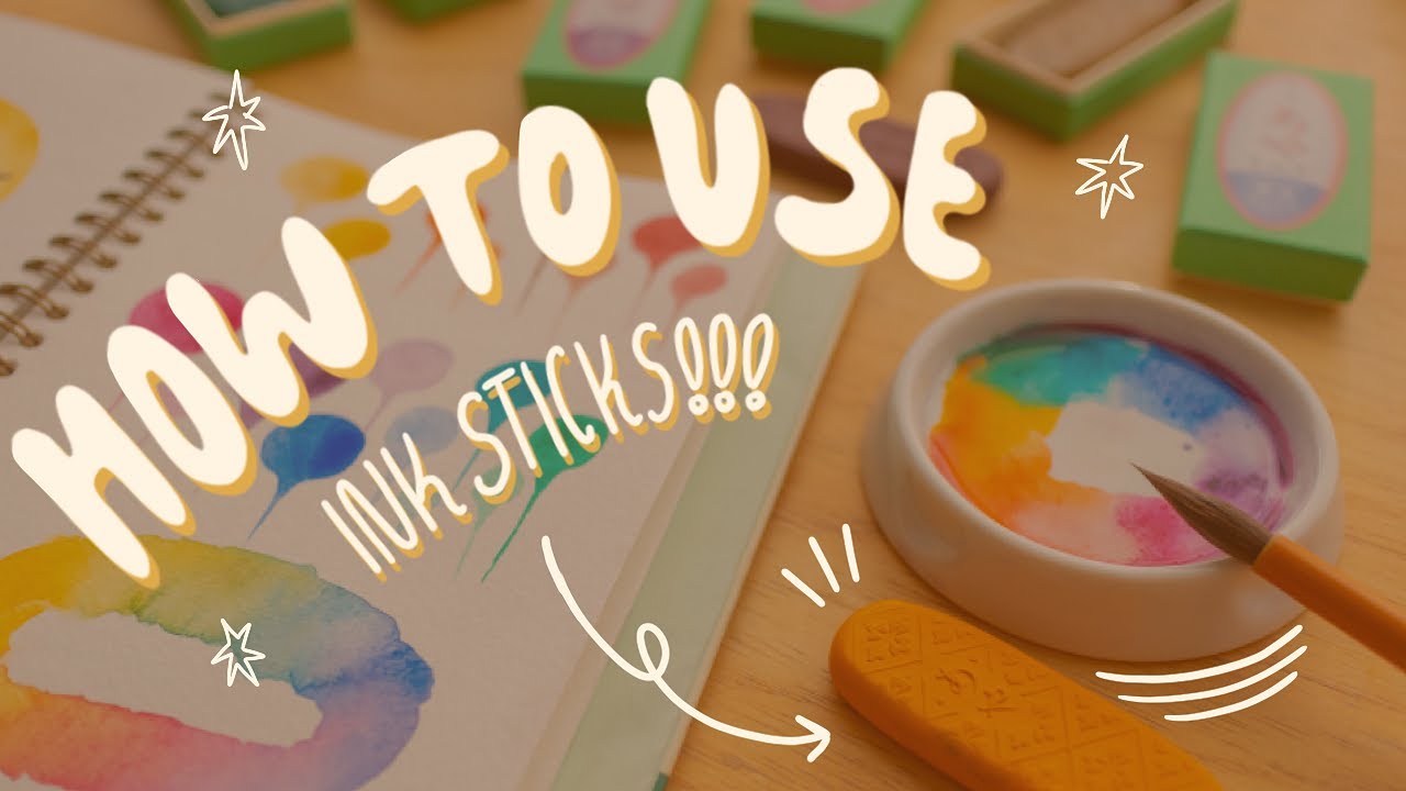 Art Supply Haul - Testing Saiboku Aya Ink Sticks from St. Louis Art Supply!