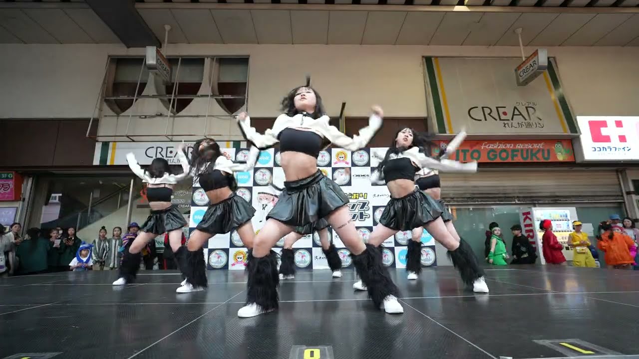 ⑤ FLEX呉駅校 ヨシオミズキ JAZZ HIPHOP    呉レンガストリートパフォーマンス2025/4/29【4K60P高画質】