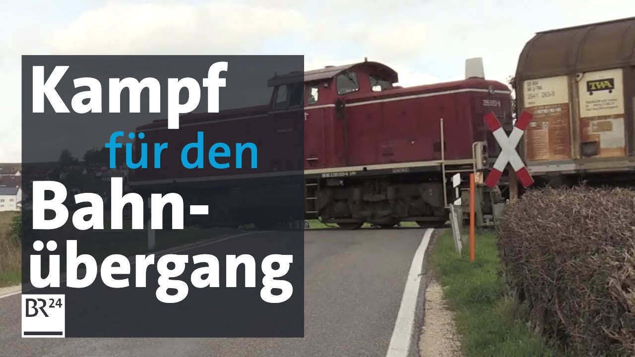 Dorfbewohner wehren sich gegen Rückbau von Bahnübergang | Abendschau | BR24