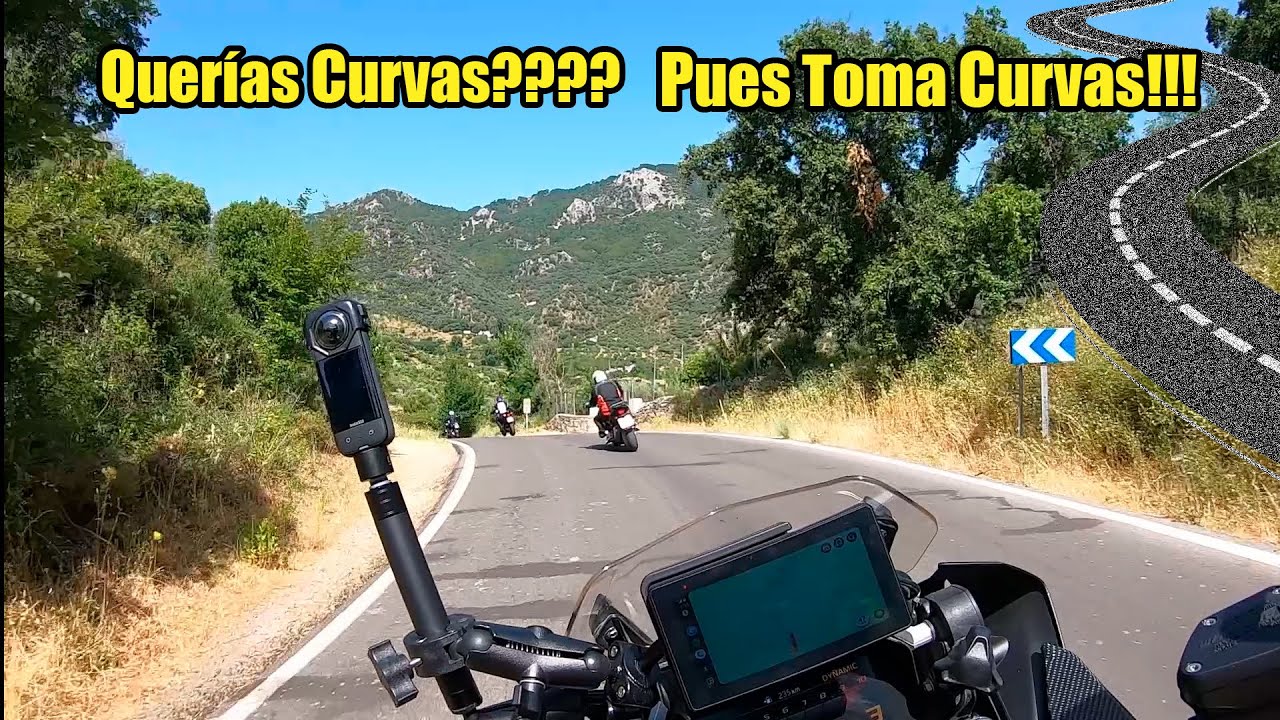 Tramo Grazalema a Zahara en Moto.