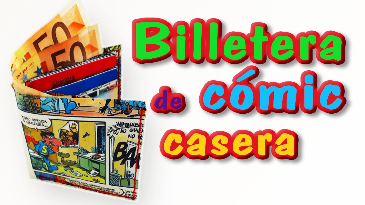 Billetera o cartera de cómic, cómo se hace | Te Digo Cómo