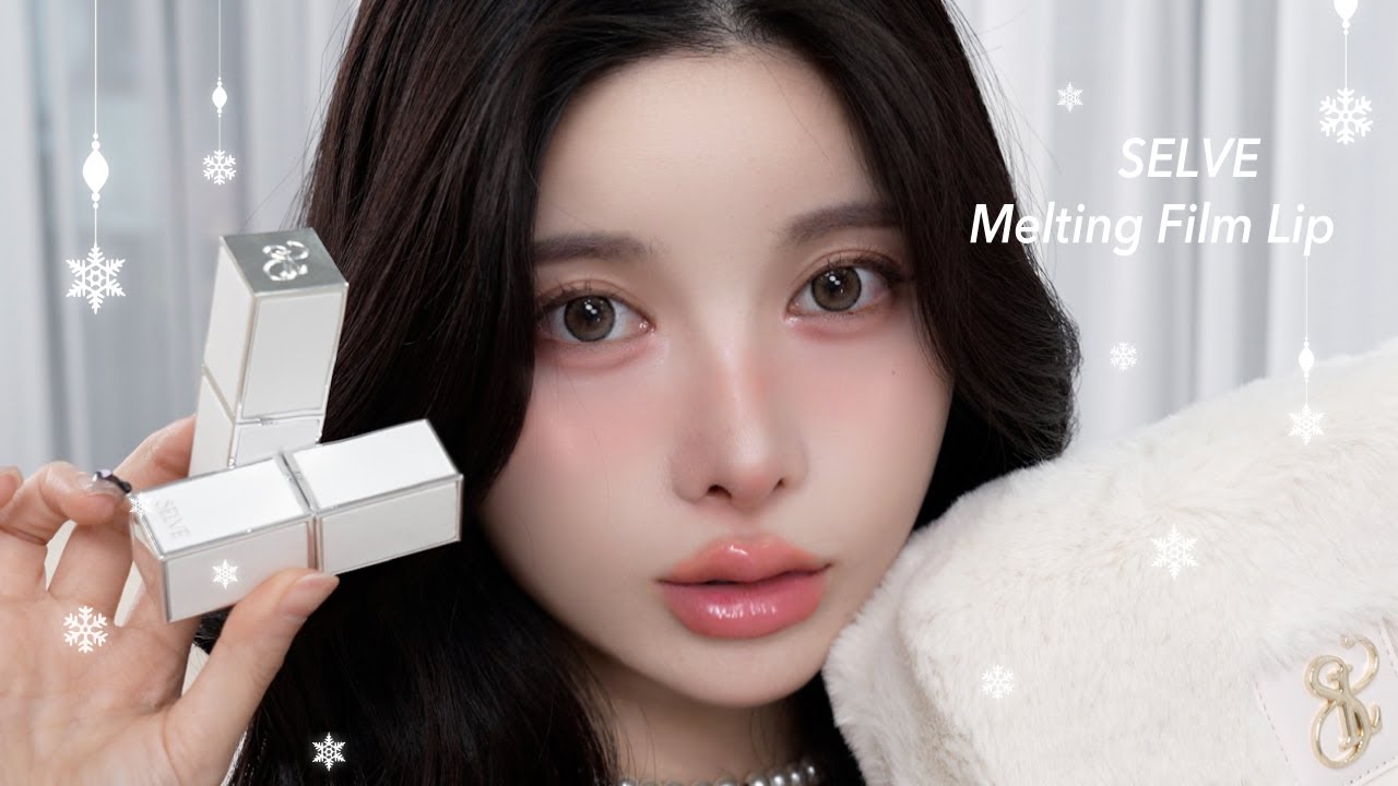 可愛すぎ…SELVEのホリデーシーズン限定リップ☃️🤍