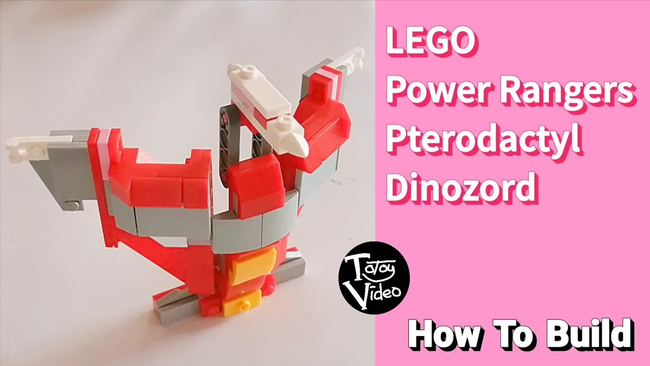 LEGO MOC Pterodactyl Dinozord Mighty Morphin Power Rangers - Build Instruction