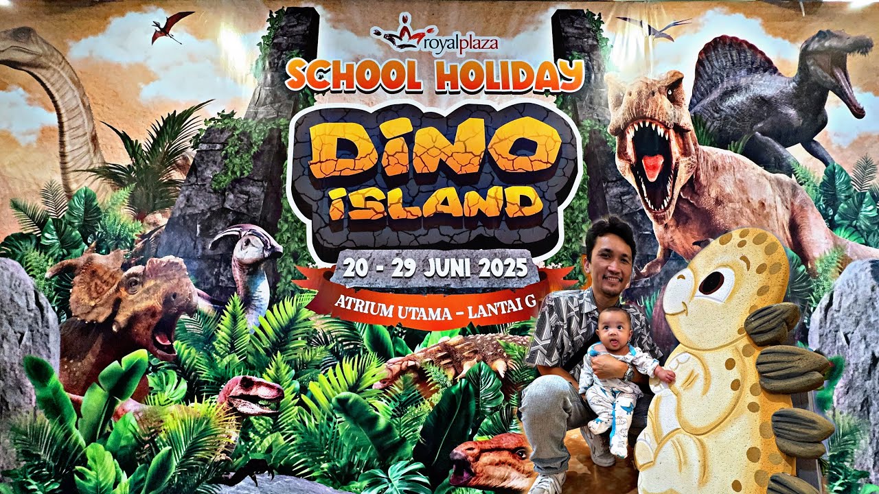 School Holiday Dino Island di Royal Plaza Surabaya